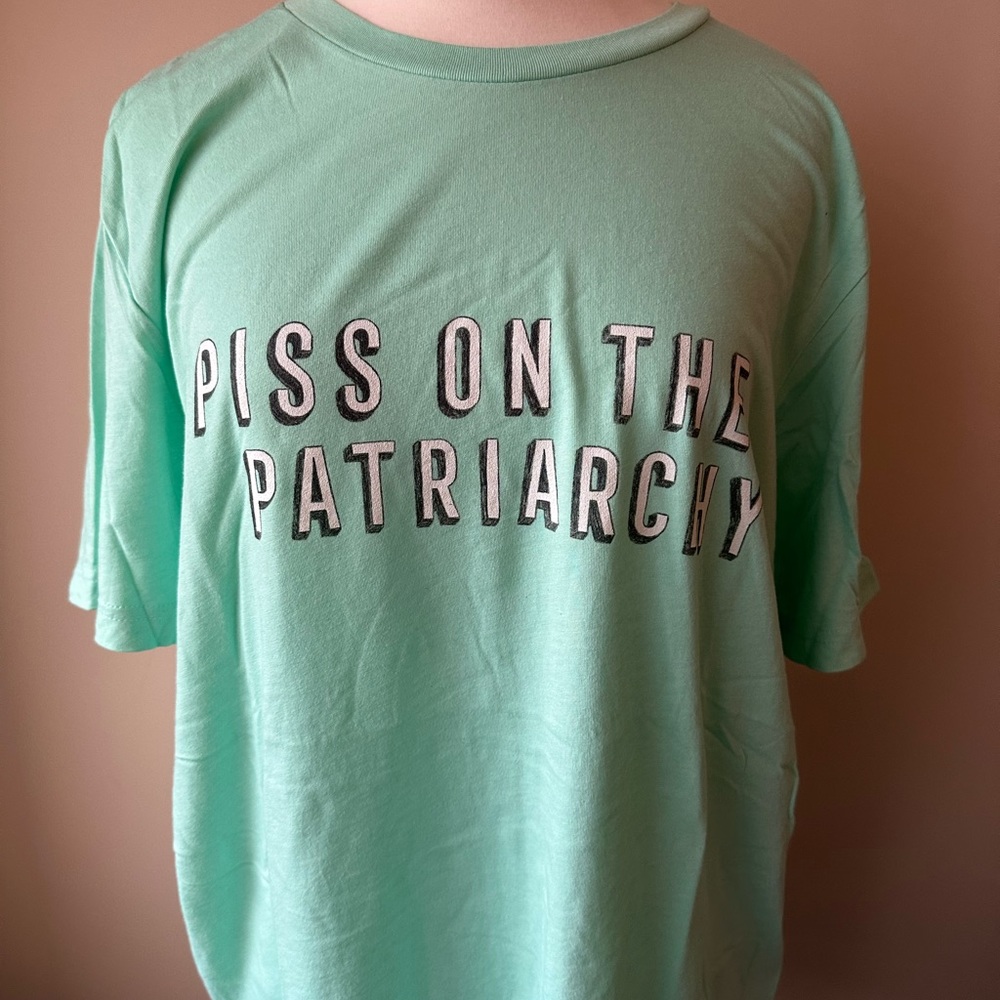Piss on the Patriarchy Feminist Trash T-shirt